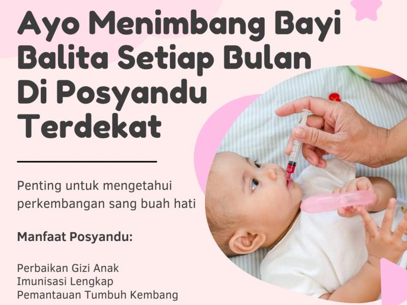 Info Penting Penimbangan Bayi Balita
