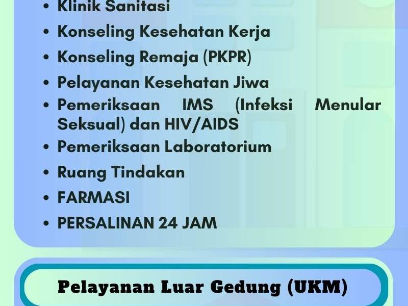 Pelayanan di puskesmas sungai rengas